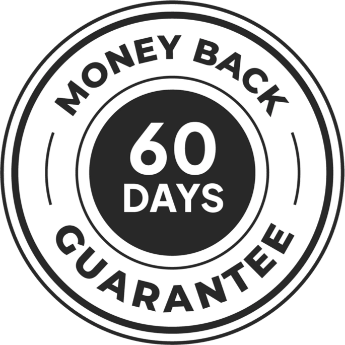 NeuroRecall 60-day money-back guarantee badge